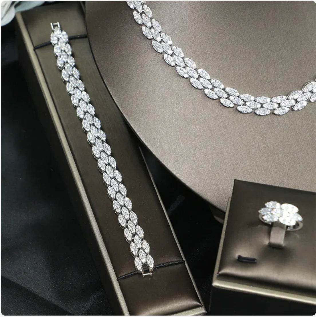 Bridal Blossom Jewelry Set