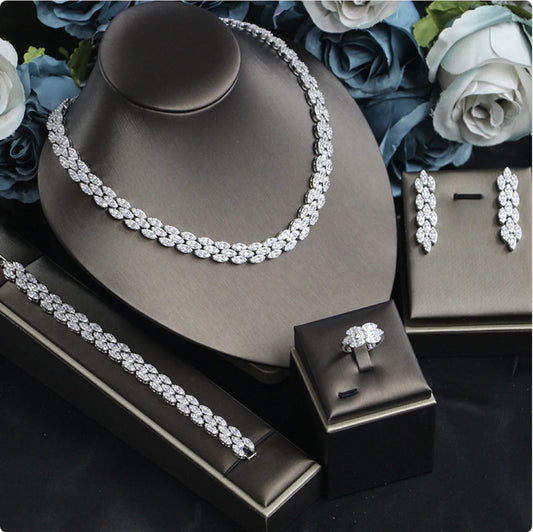 Bridal Blossom Jewelry Set